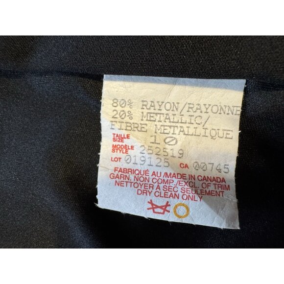 Vintage JS Boutique Ruffle Dress Gradient Silver Black Whimsigoth 10 Costume - Picture 12 of 16